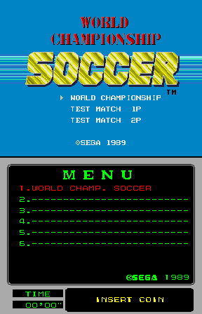 World Championship Soccer (Mega-Tech)